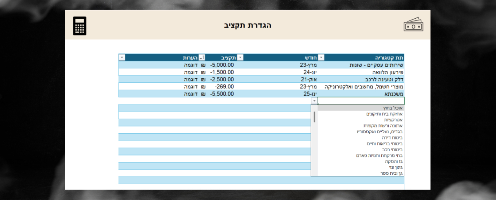 budget-configuration